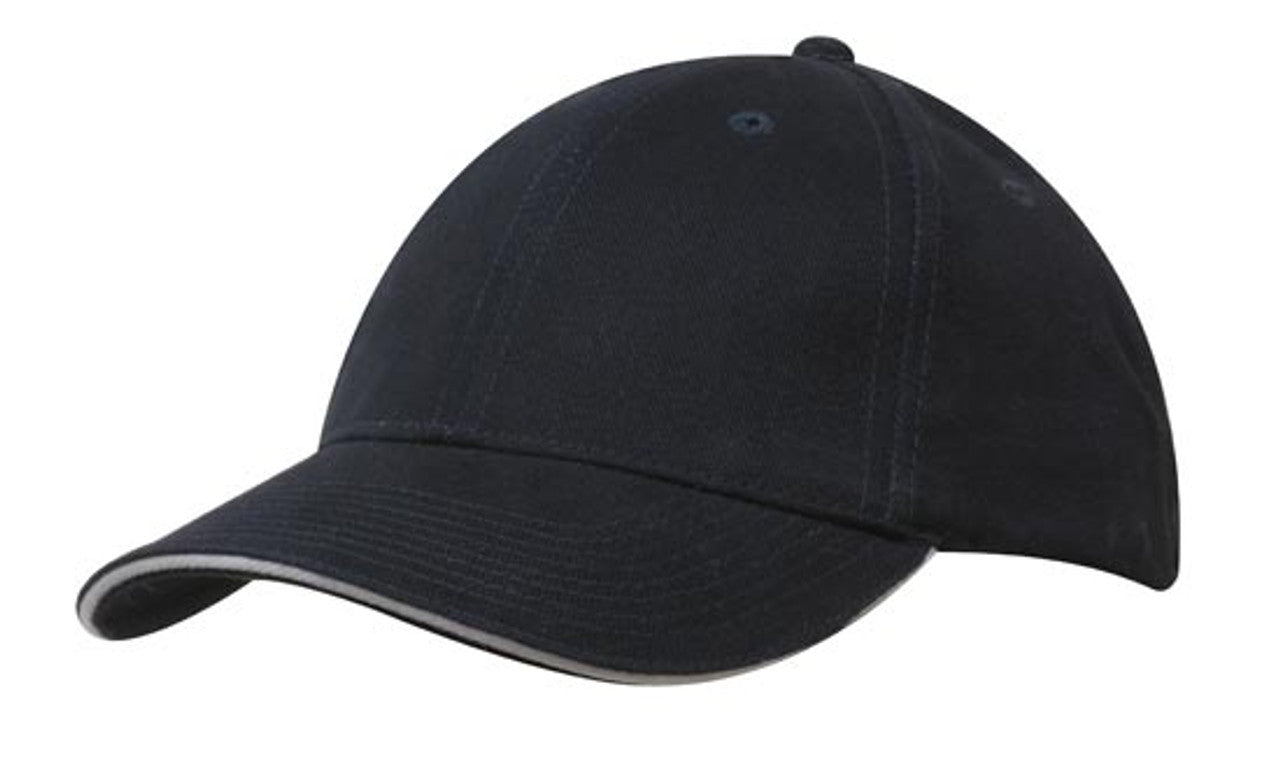 WTR-Brushed Heavy Cotton with Sandwich Trim Cap- 4210