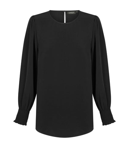 Kildare-FREYA SHIRRED CUFF SOFT TOP-1796WL