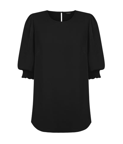 Kildare-LOLA 3/4 SLEEVE SHIRRED CUFF TOP-1799WZ
