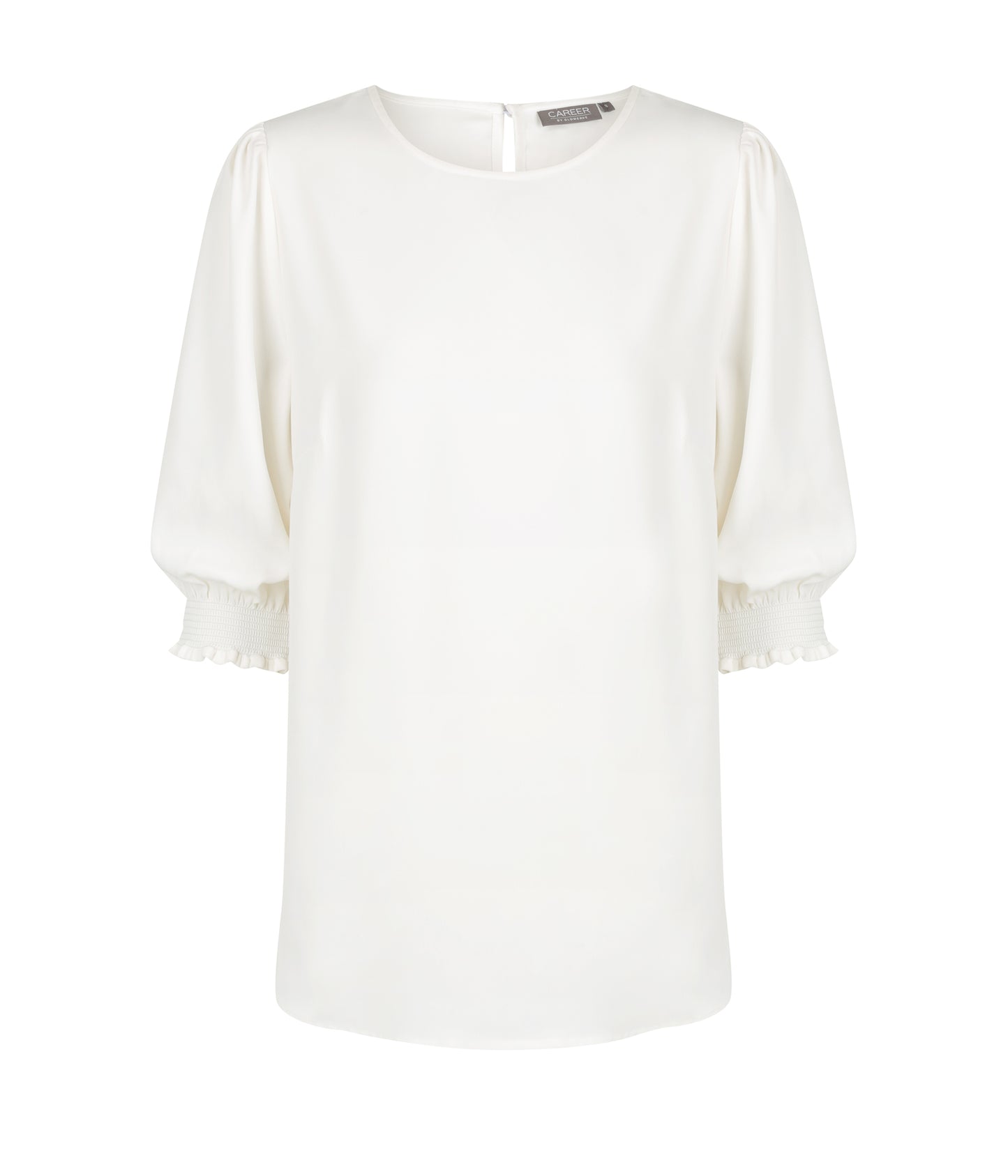 Kildare-LOLA 3/4 SLEEVE SHIRRED CUFF TOP-1799WZ