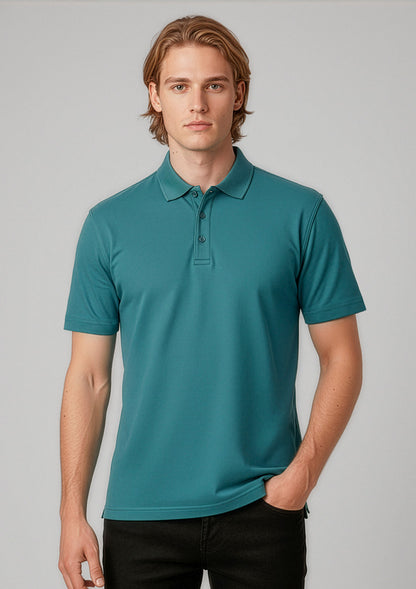 Rub Massage-Mens Crew Short Sleeve Polo P400MS