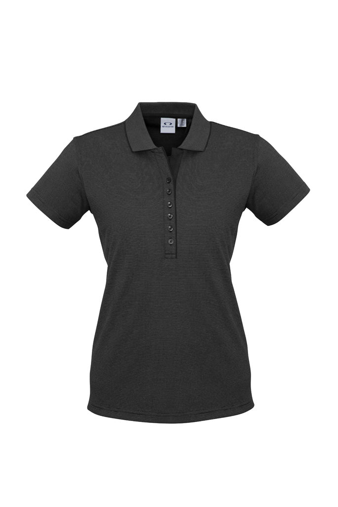 Adelaide Heart Clinic- Womens Shadow Short Sleeve Polo P501LS