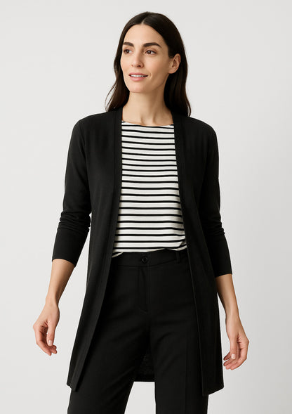 Kildare-Womens Chelsea Longline Cardigan-RLC970L