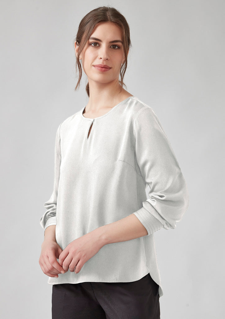 Kildare-Womens Evelyn Long Sleeve Blouse-RU569LL