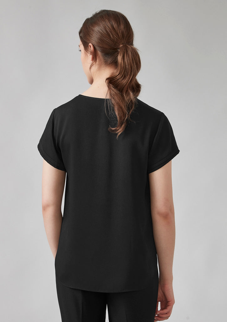 Kildare-Womens Evelyn Short Sleeve Blouse-RU569LS